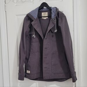 Vans Men's Gray Casual Hooded Jacket